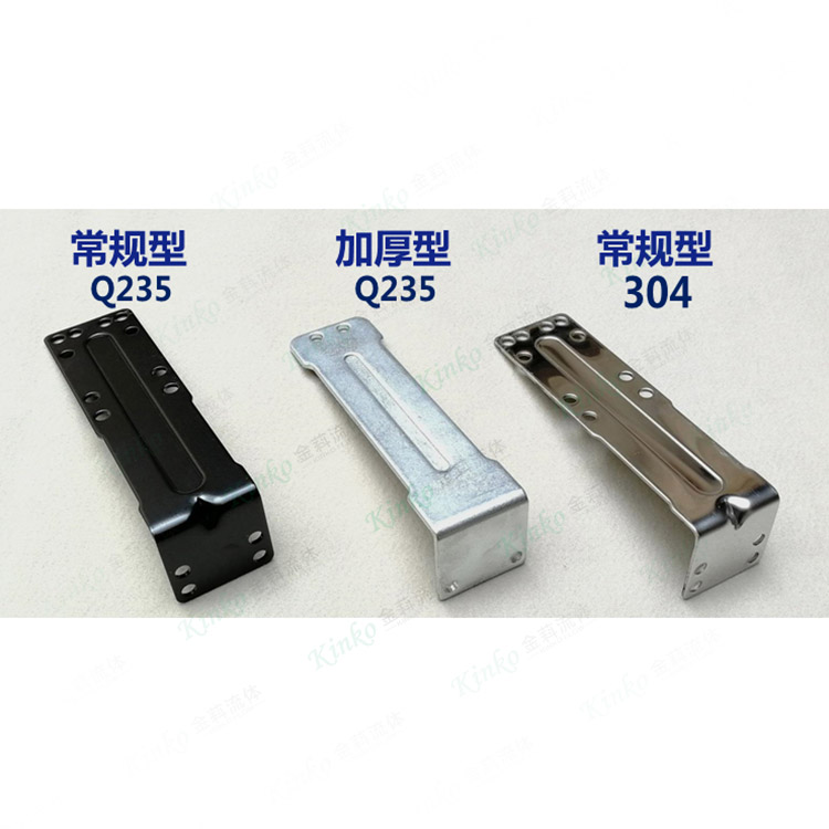 L-shaped support for the filter