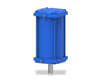 Straight stroke pneumatic actuator